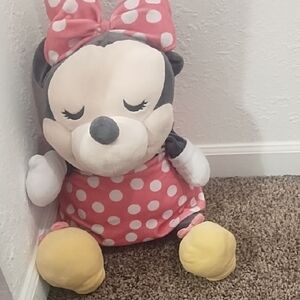 Source Unknown Pink and Yellow Polka Dot Plush Toy